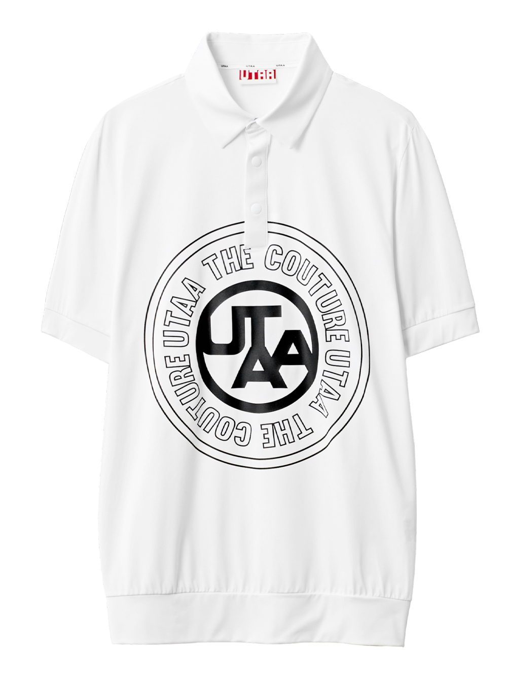UTAA Circle Emblem Polo shirts : Men’s White – UTAA GOLF USA – Welcome